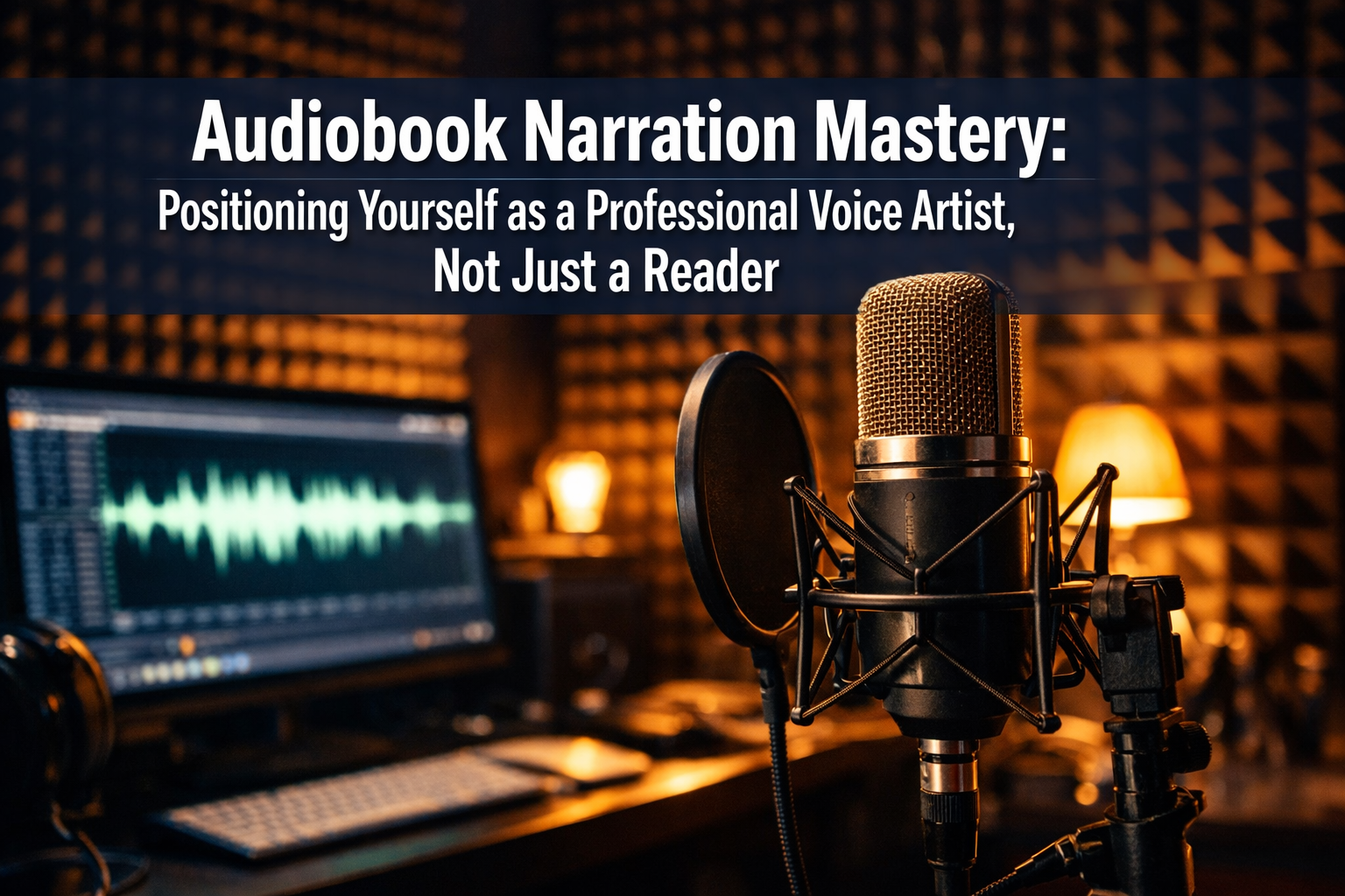 Audiobook Narration Mastery: Positioning Yourself as a Professional Voice Artist, Not Just a Reader