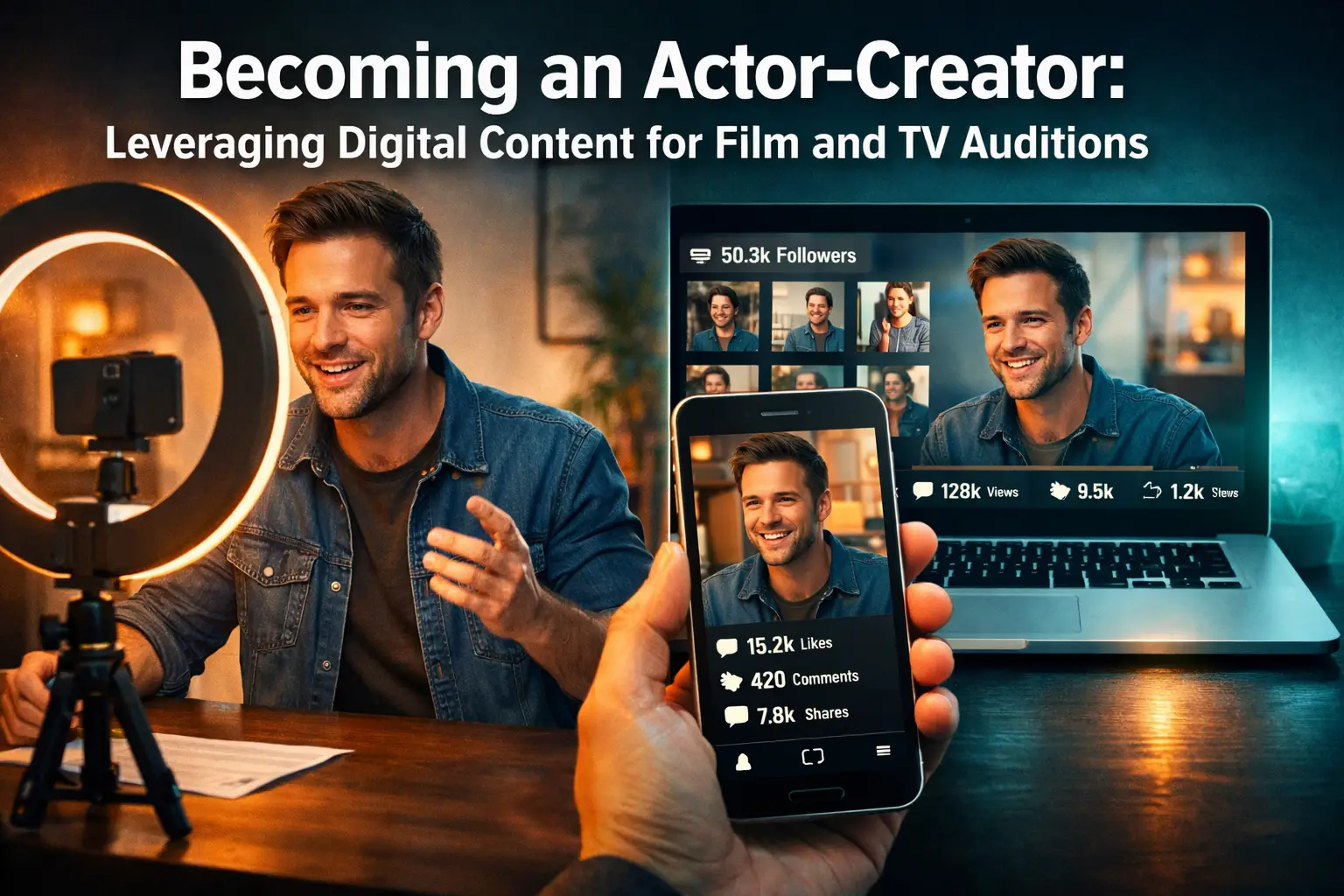 Becoming an Actor-Creator: Leveraging Digital Content for Film and TV Auditions