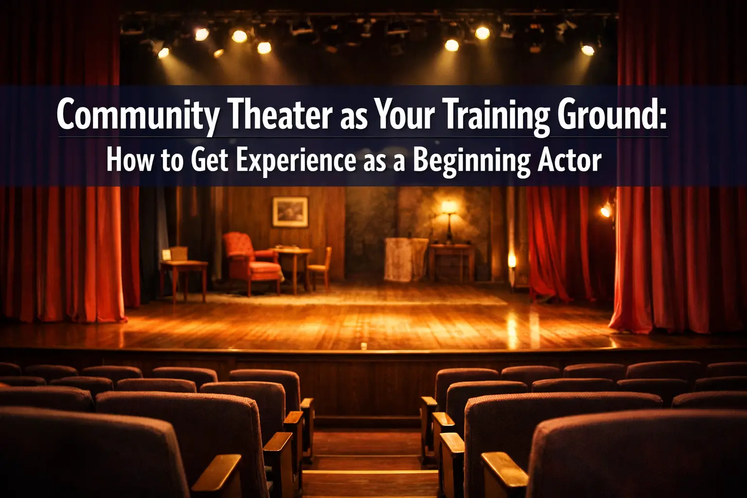 Community Theater as Your Training Ground: How to Get Experience as a Beginning Actor