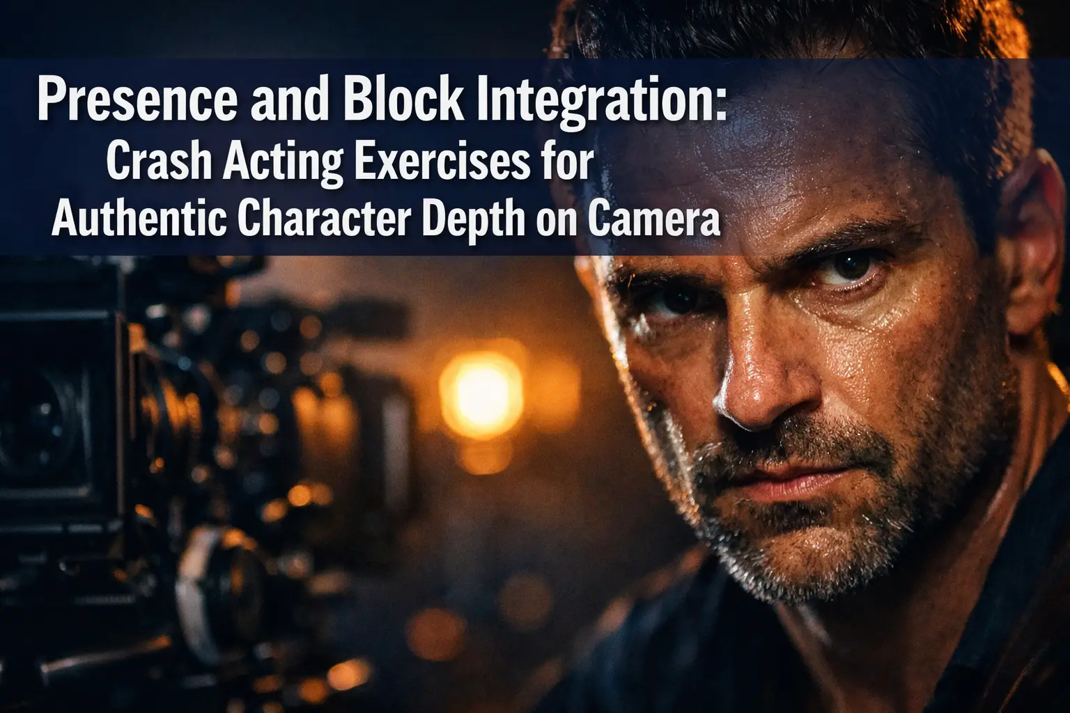 Presence and Block Integration: Crash Acting Exercises for Authentic Character Depth on Camera