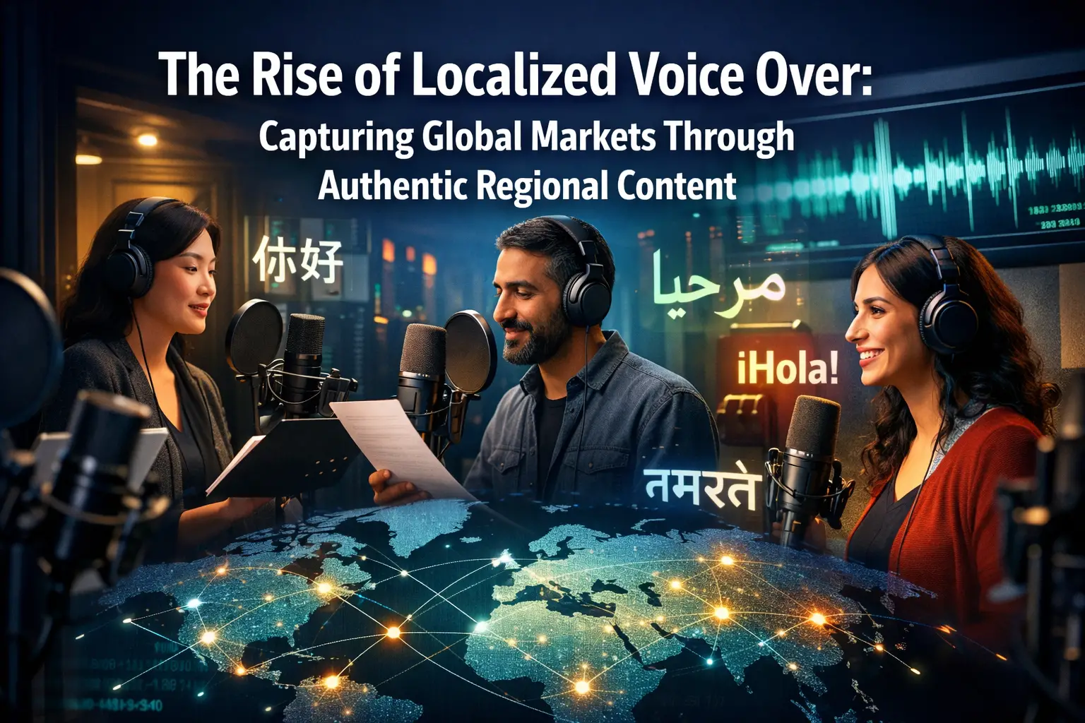 The Rise of Localized Voice Over: Capturing Global Markets Through Authentic Regional Content